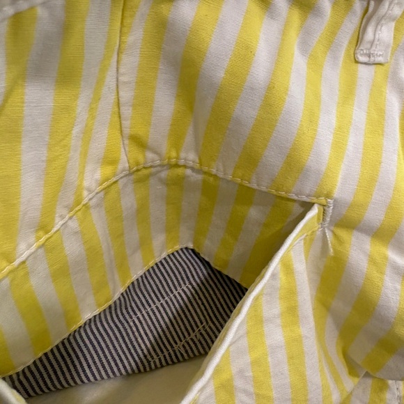 🩳 Scotch & Soda NWOT boys chino shorts - size 14 - yellow/white stripes 💛🤍 - Picture 16 of 17